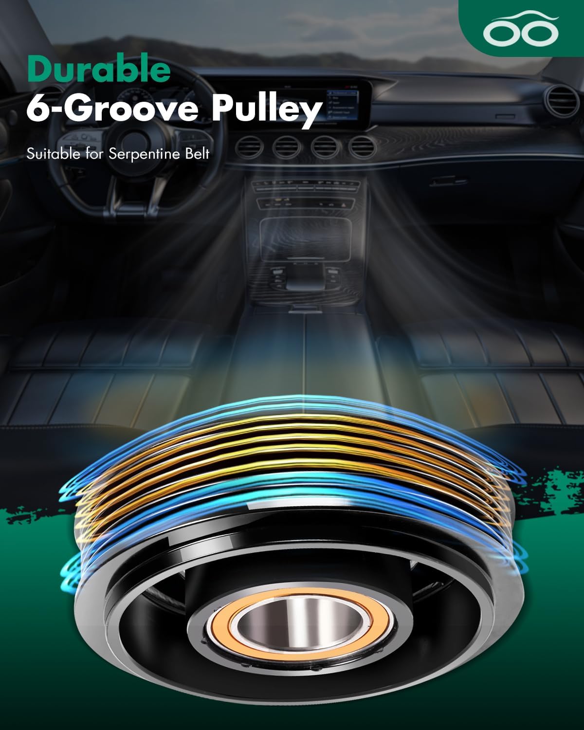 SCITOO CO 11200C AC Compressor Clutch Compatible for Rouge 2.5L 2008 2009 2010 2011 2012 2013