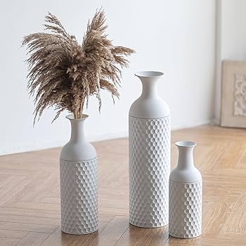 置物 hamham2L Amazon.com: Sziqiqi White Floor Vases Tall Decoration - 23.4