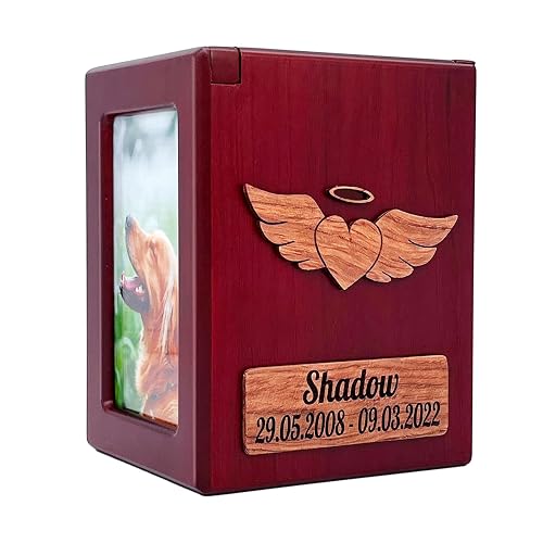 Tarngod Nombre y fecha personalizados, graba tu texto de bendición, urna personalizada