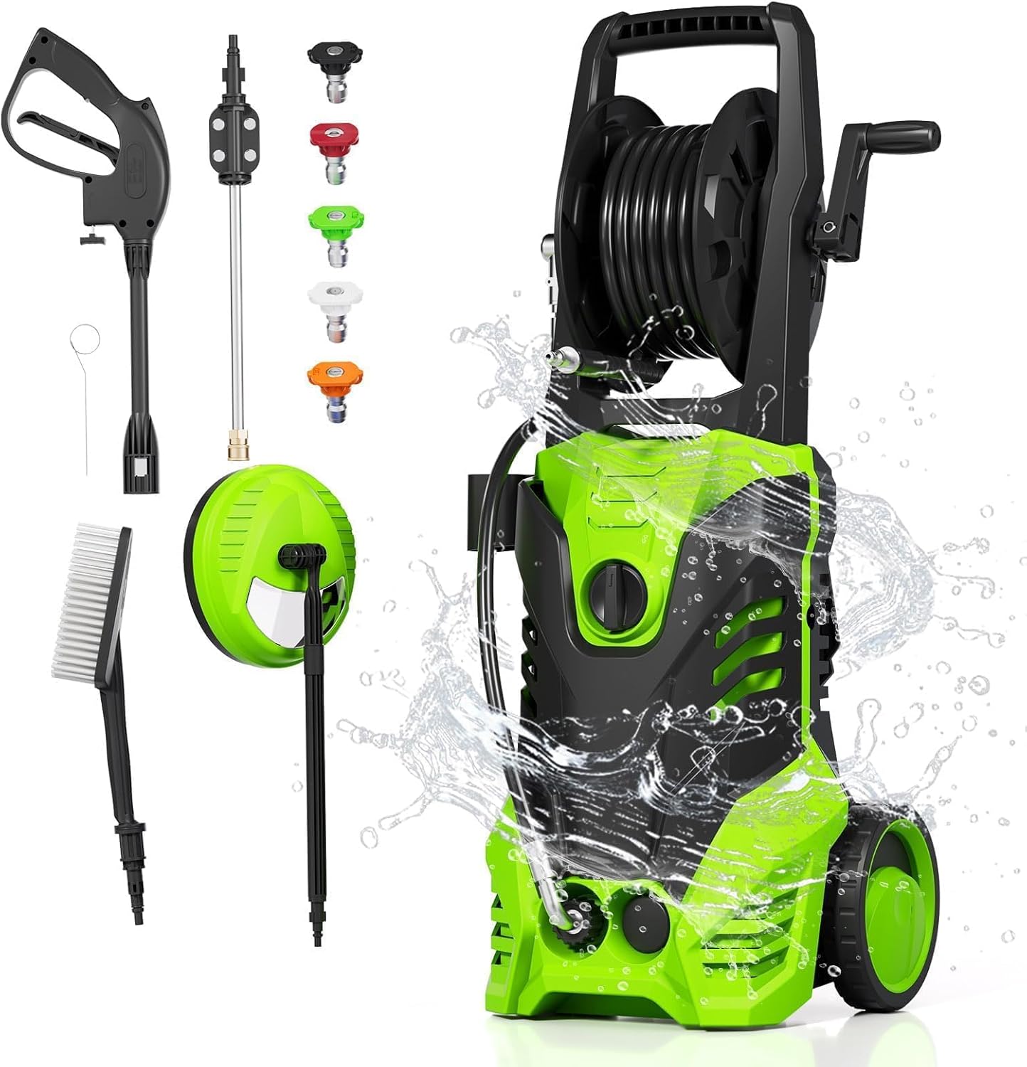 Pressure Washer 5000 PSI with 4 Quick Connect Nozzles, Portable Power Washer for Car, Driveway & Patio Cleaning