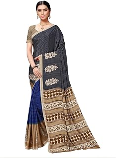 Women's Poly Crepe Printed Saree