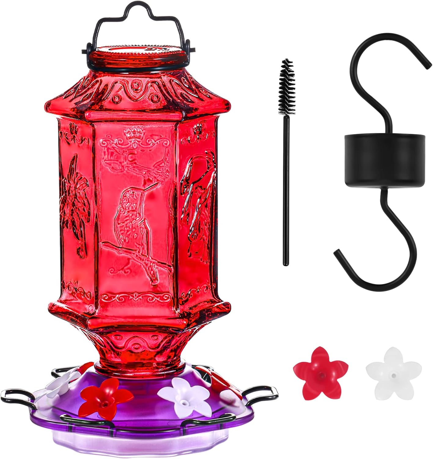 Billion Sky Hummingbird Feeder for Outdoors, Lantern