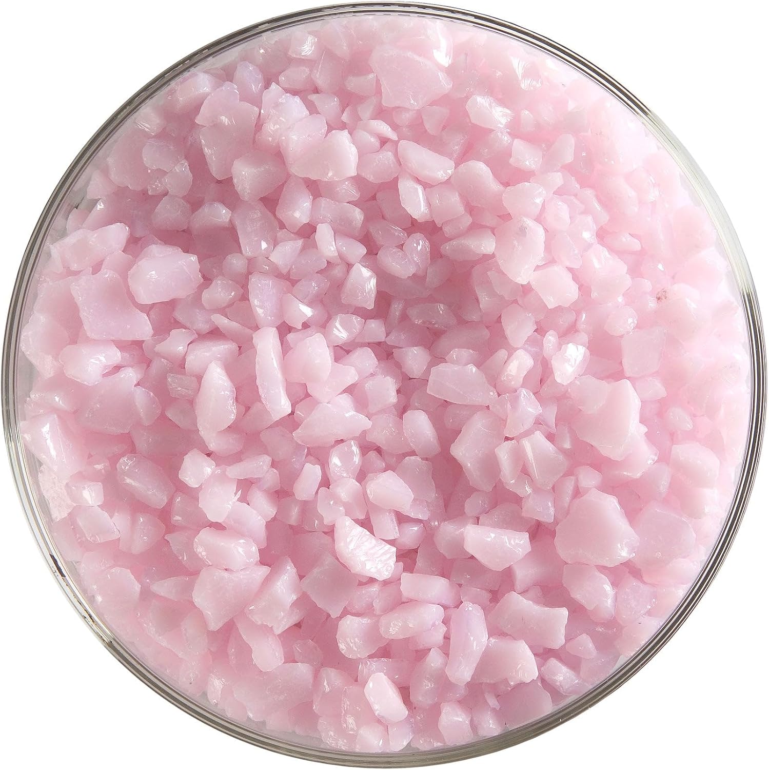 Petal Pink Glass Frit Coarse Bullseye COE 90 Fusible- 8 Ounces