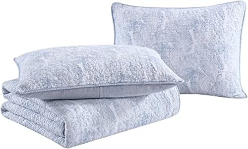 Miniatura 12 de Tommy Bahama - Juego de edredón individual, ropa de cama reversible de algodón con funda a juego, prelavada para mayor suavidad, artículos