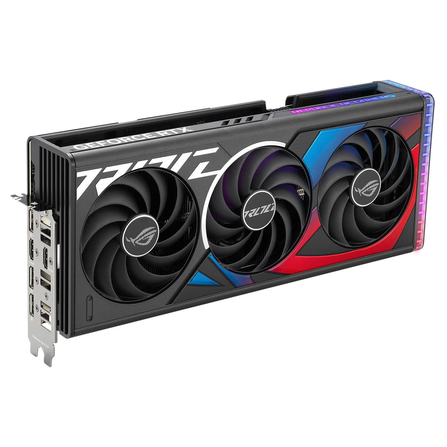 ASUS ROG Strix GeForce RTX 4070 Ti Super OC Edition - Tarjeta gráfica Gaming (PCIe 4.0, 16GB GDDR6X, DLSS 3, HDMI 2.1a, DisplayPort 1.4a, Placa Posterior ventilada, Sensor de Potencia, Aura Sync)