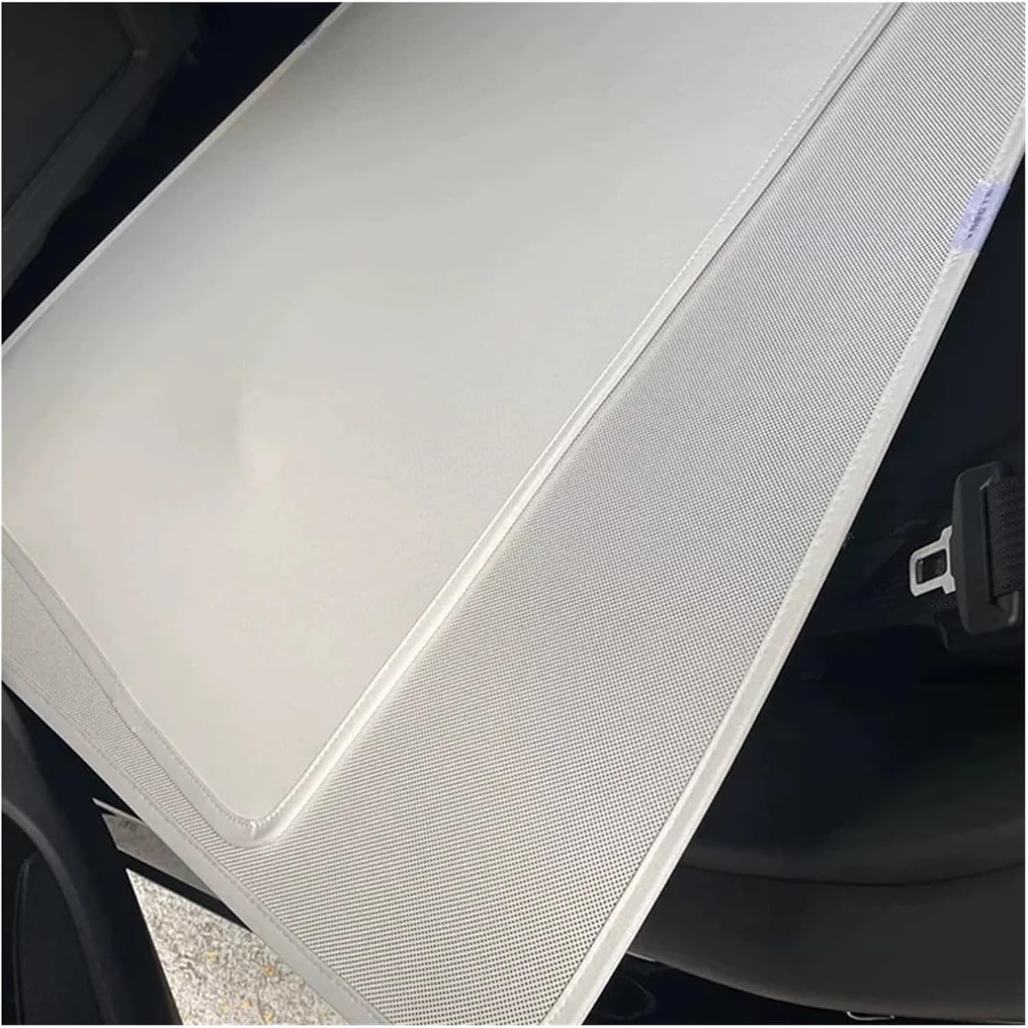 Car Ice Cloth Buckle Sun Shades Glass Roof Sunshade Heat Insulation Sunroof Skylight UV Protect Compatible For VOLVO EX30 2024 2025 2026(2pcs BLACK)