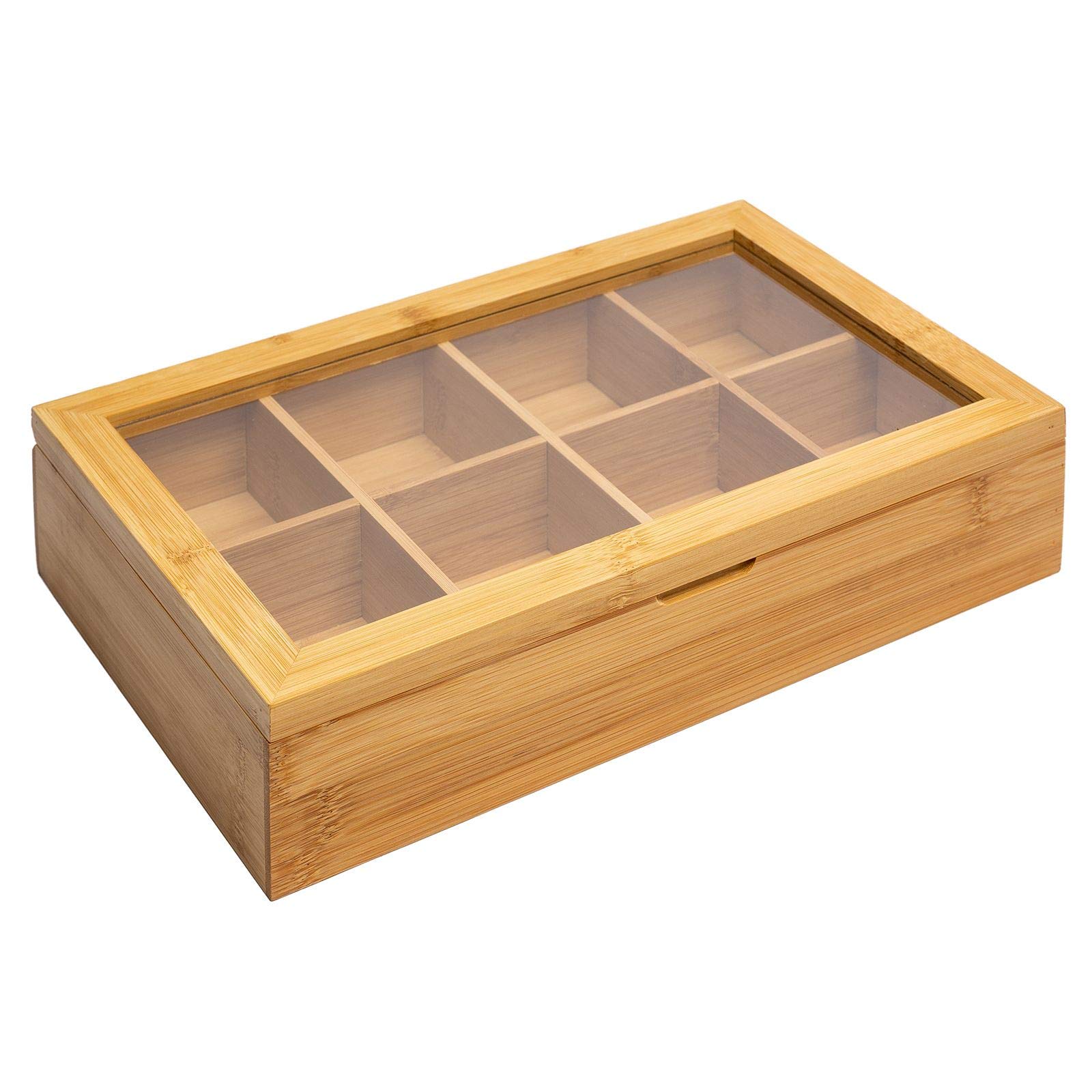 WestmarkBamboo Tea Box with 8 Compartments 28 x 16 cm 15732260