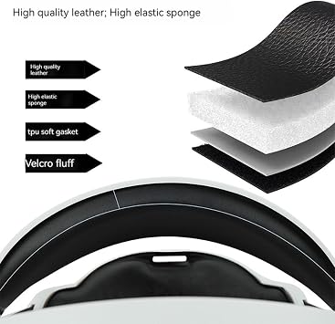 Adjustable Head Strap for Meta Quest 3, Comfort Elite Strap Replacement Detachable & Lightweight VR Headset Accessories