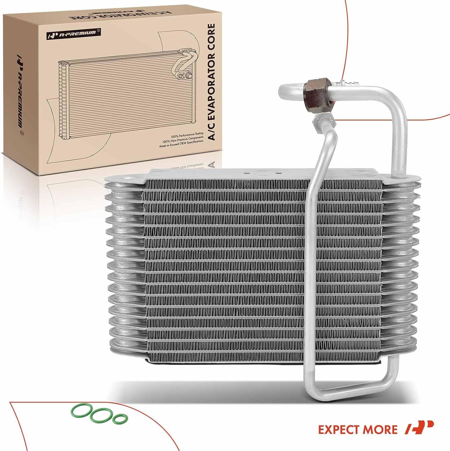 A-Premium AC Evaporator Core Compatible with Buick Park Avenue/LeSabre & Oldsmobile 88/98/Regency/LSS & Pontiac Bonneville, Sedan