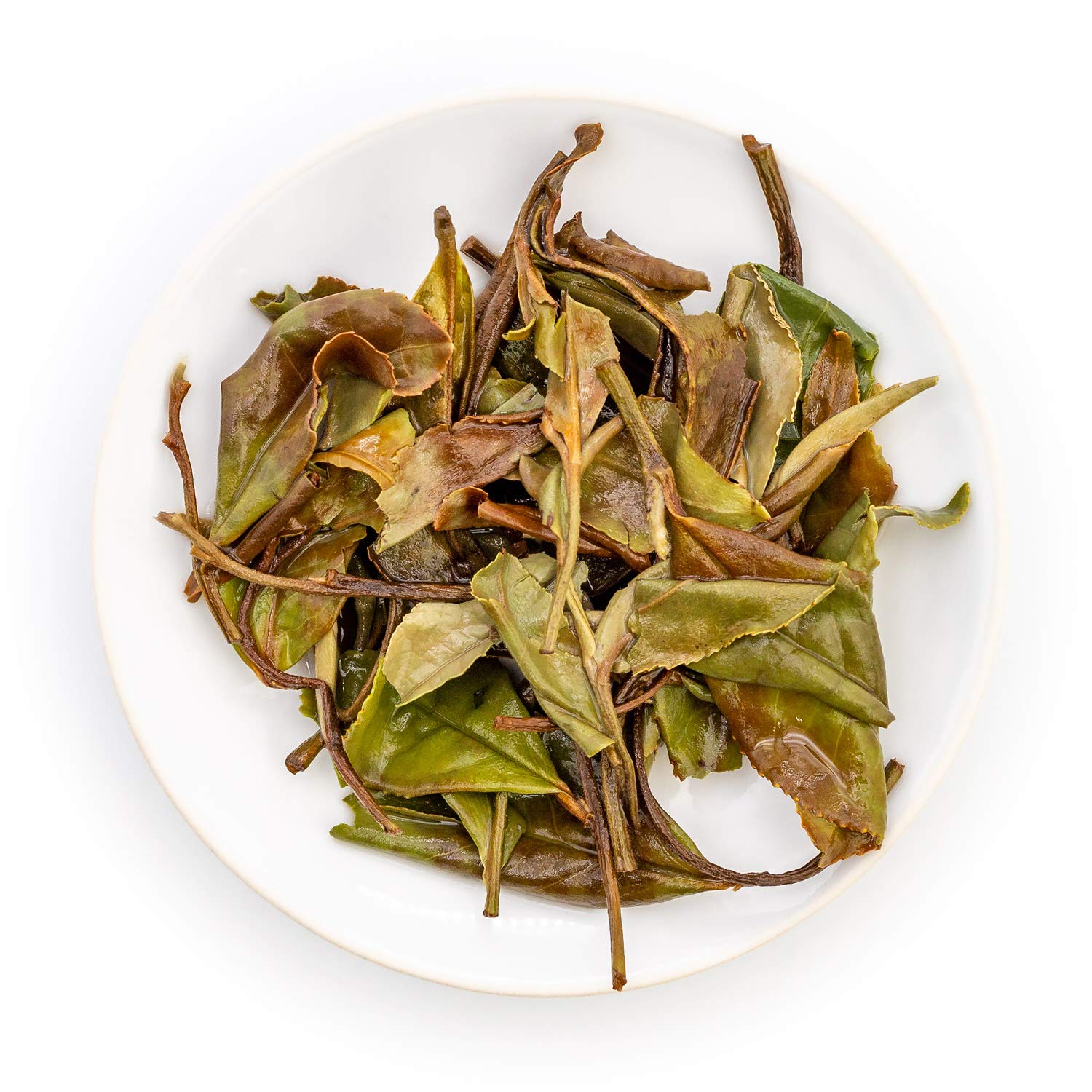 oriarmcha 125g / 4.4oz Fuding White Peony Tea Loose Leaf - Bai Mu Dan White Tea Leaves - Bai Mudan Yuqian 3rd Grade - Caffeine Level Low Naturally Processed