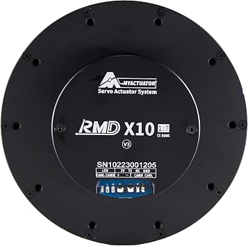 MyActuator Servo Actuator System RMD-X10-P7-40-C-N Brushless DC Servo Motor Dual Encoder with MCX500 Driver High Torque for Robot Arm Pancake Actuator BLDC Servo Motor