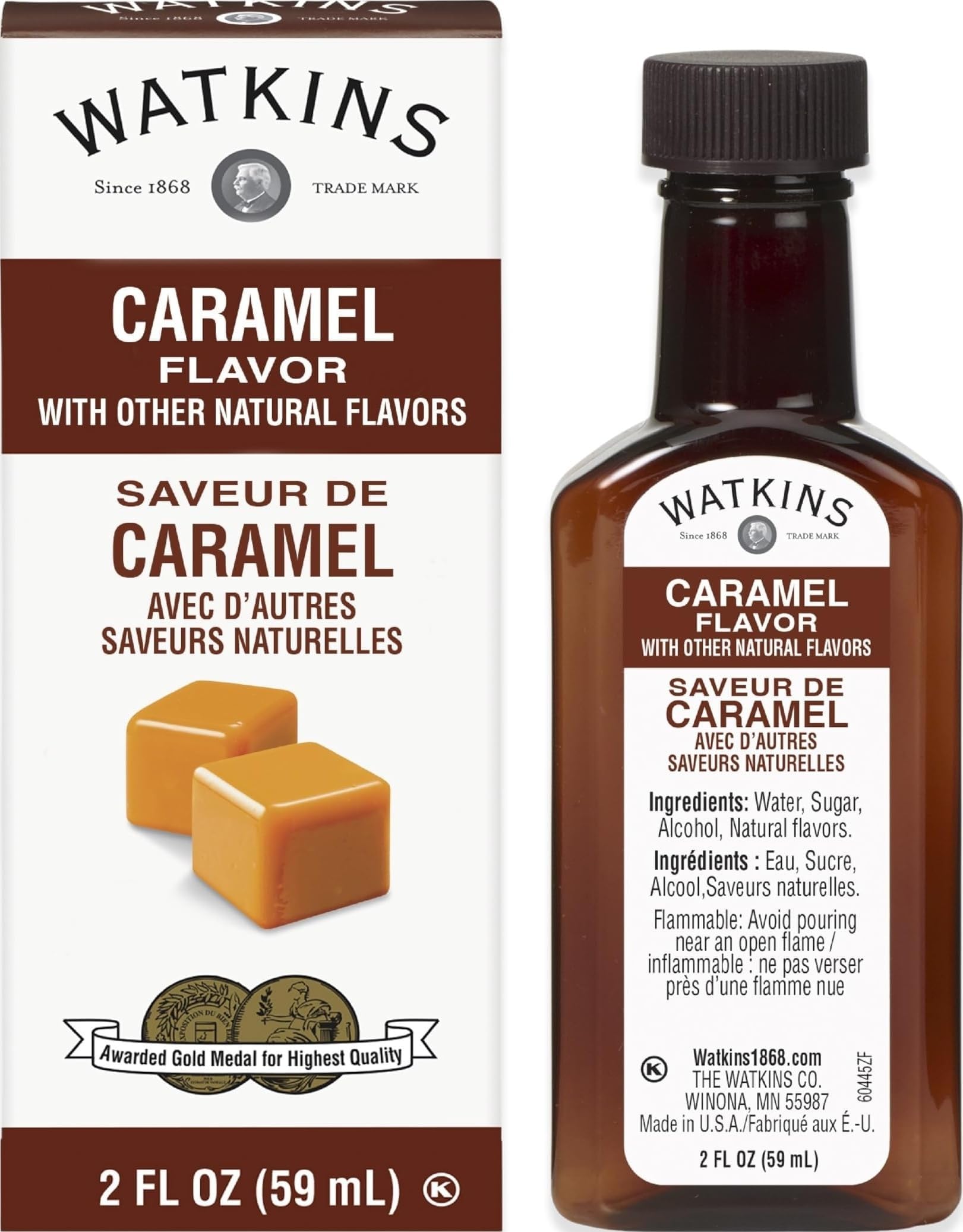 Watkins Caramel Flavor, 2 Fl. Oz., 1-Pack