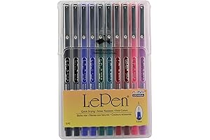 Uchida LE PEN Multicolor Pen Set: Premium Writing Experience in Vibrant Hues