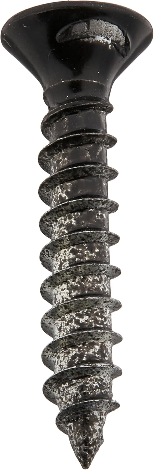 National Hardware N224-386 V286S Wood Screw in Black, 18 pack