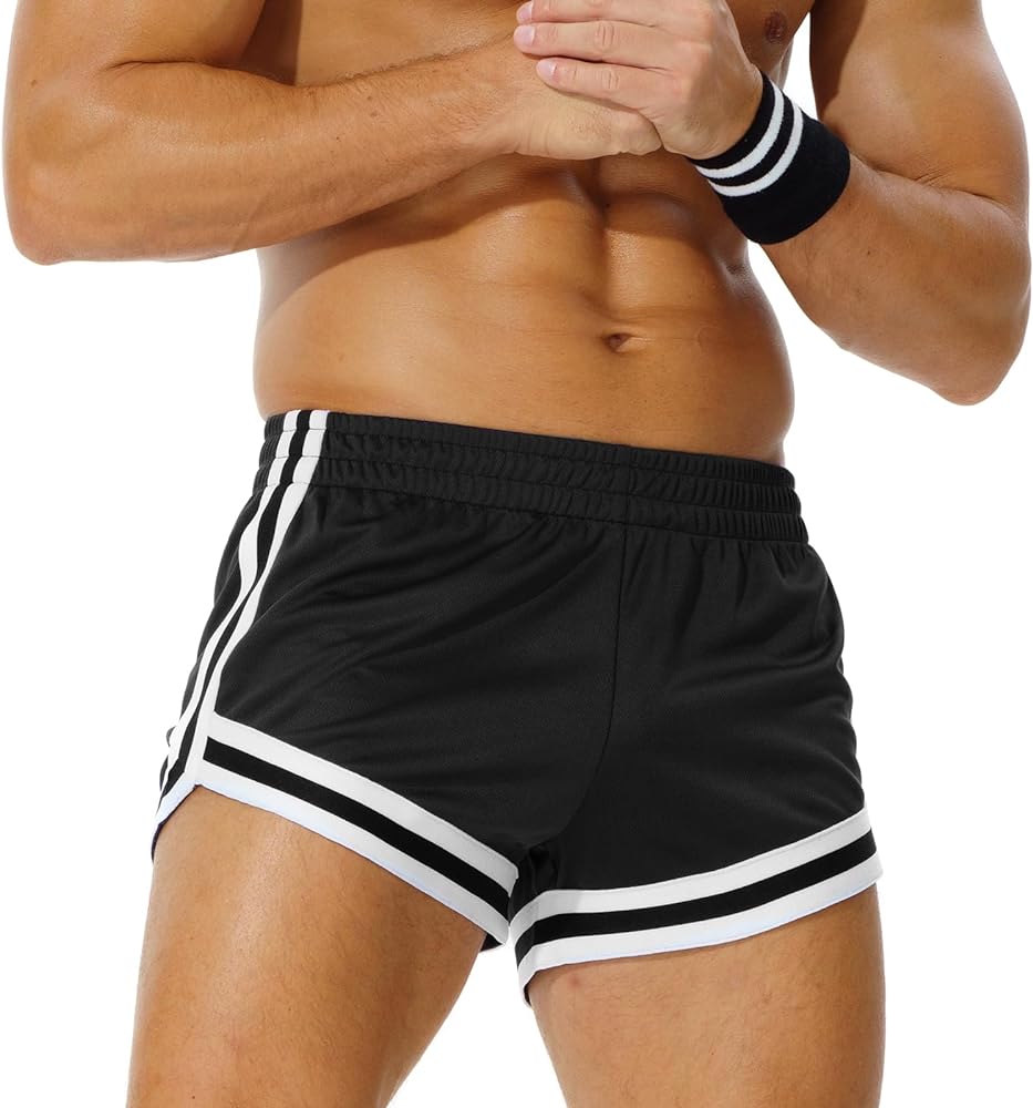 AIMPACT Men's Mesh Booty Shorts 3 Inch Quick Dry Lightweight Gym