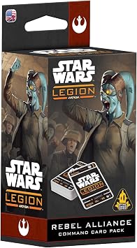 Asmodee | Star Wars Legion - Rebel Alliance Command Card Pack | Board Game