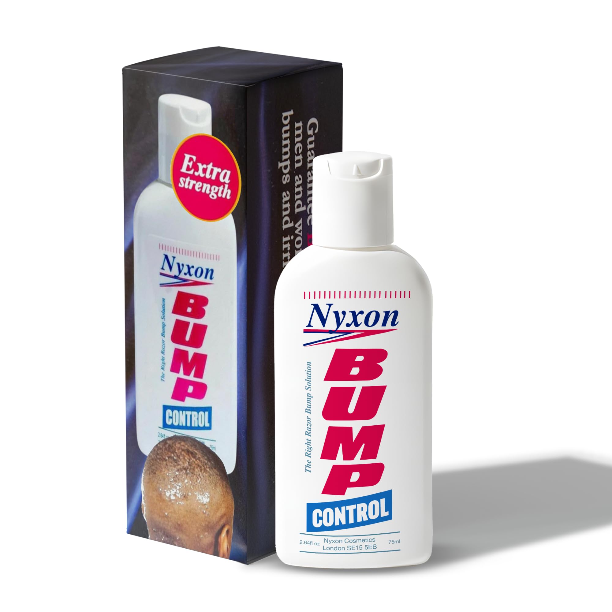 Nyxon Bump Control | Razor Bump & Ingrown Hair Treatment | Shaving Irritation Relief | Anti-Razor Burn for Men & Women | Clears Skin Redness (75 ml)