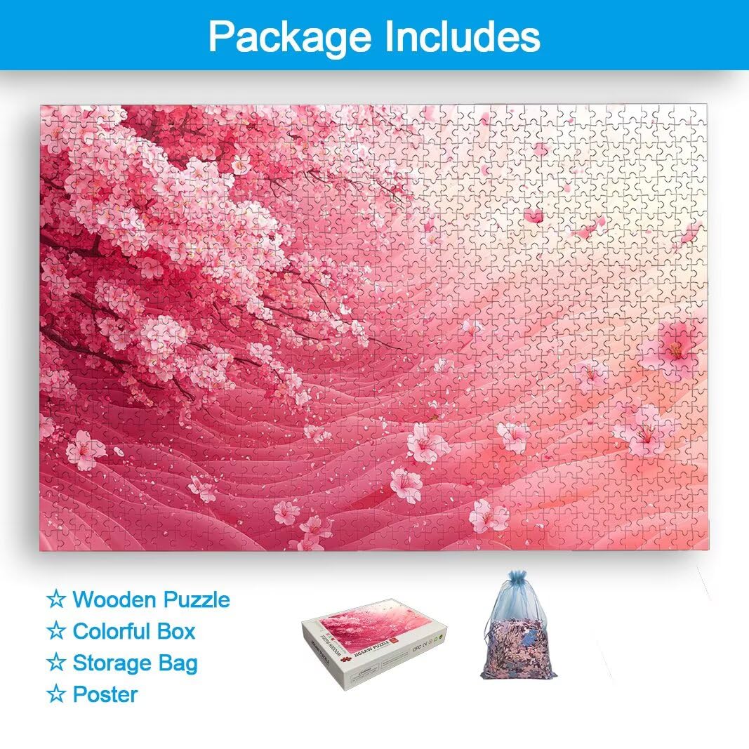 Puzzle Rosa, Puzzle 1500 Piezas para Adultos, Regalo Mujer/Hombre -2113