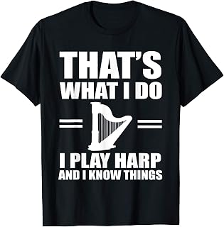 Gran Jugador De Arpa Diciendo Arpa De Regalo Camiseta