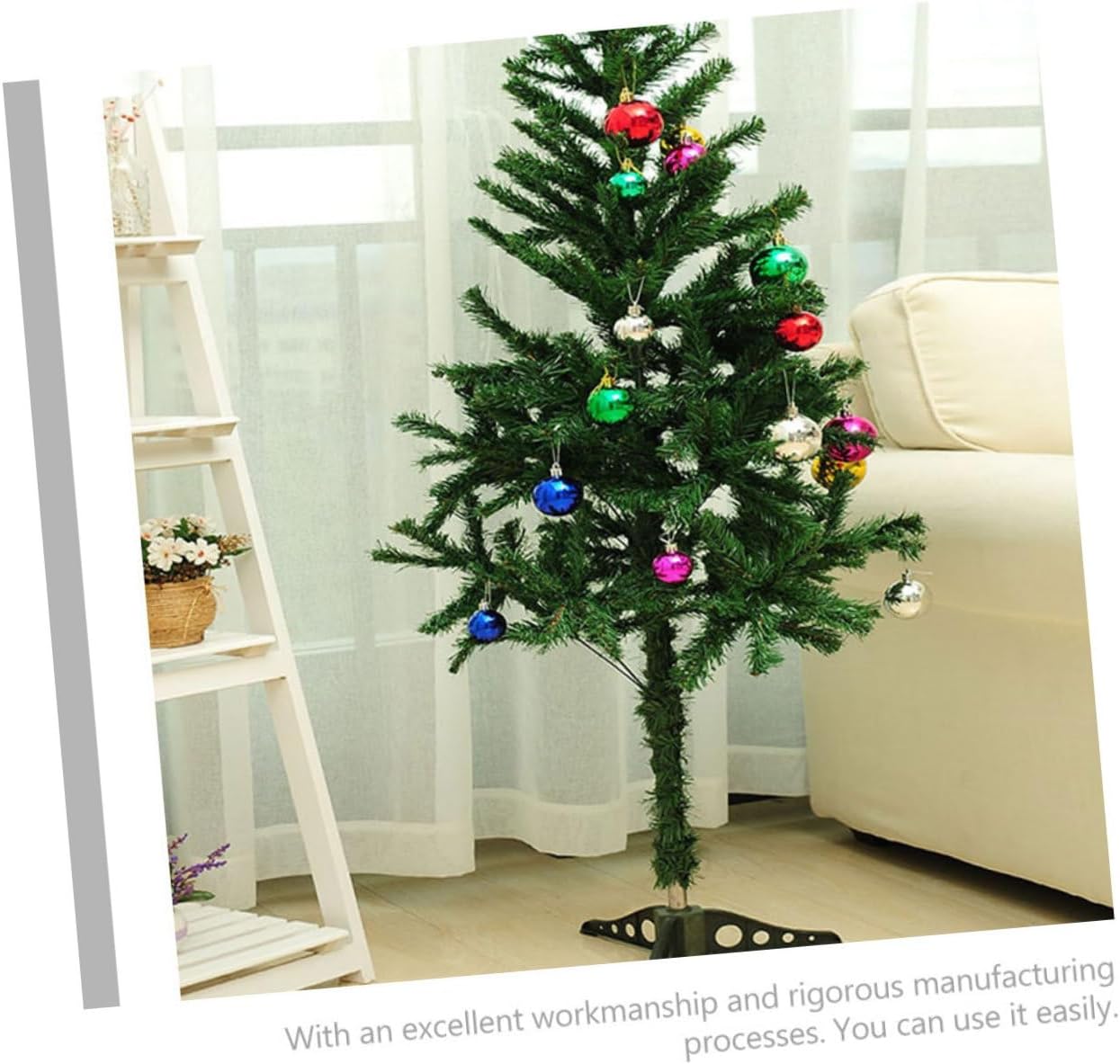 BESPORTBLE 2pcs Sturdy Plastic Christmas Tree Stand Base Green Artificial Xmas Tree Support Rack Rust-Resistant Pole Holder for Holiday Decoration