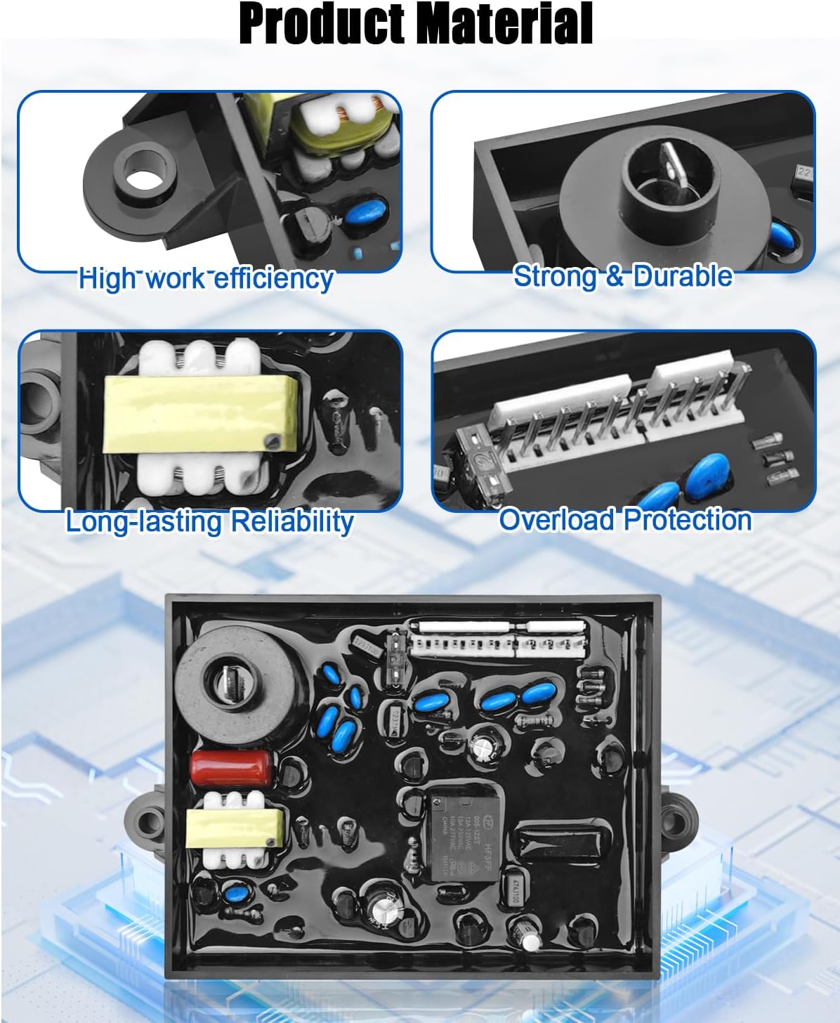 91365 Circuit Board Fit for Atwood Dometic GC10A-4E GC6AA-10E GCH6A-10E GCH10A-4E WH6GEA XT WH10GEA, RV Water Heater Control Circuit Board Replace 91346 93851 93305, Use with Gas Electric 12VDC