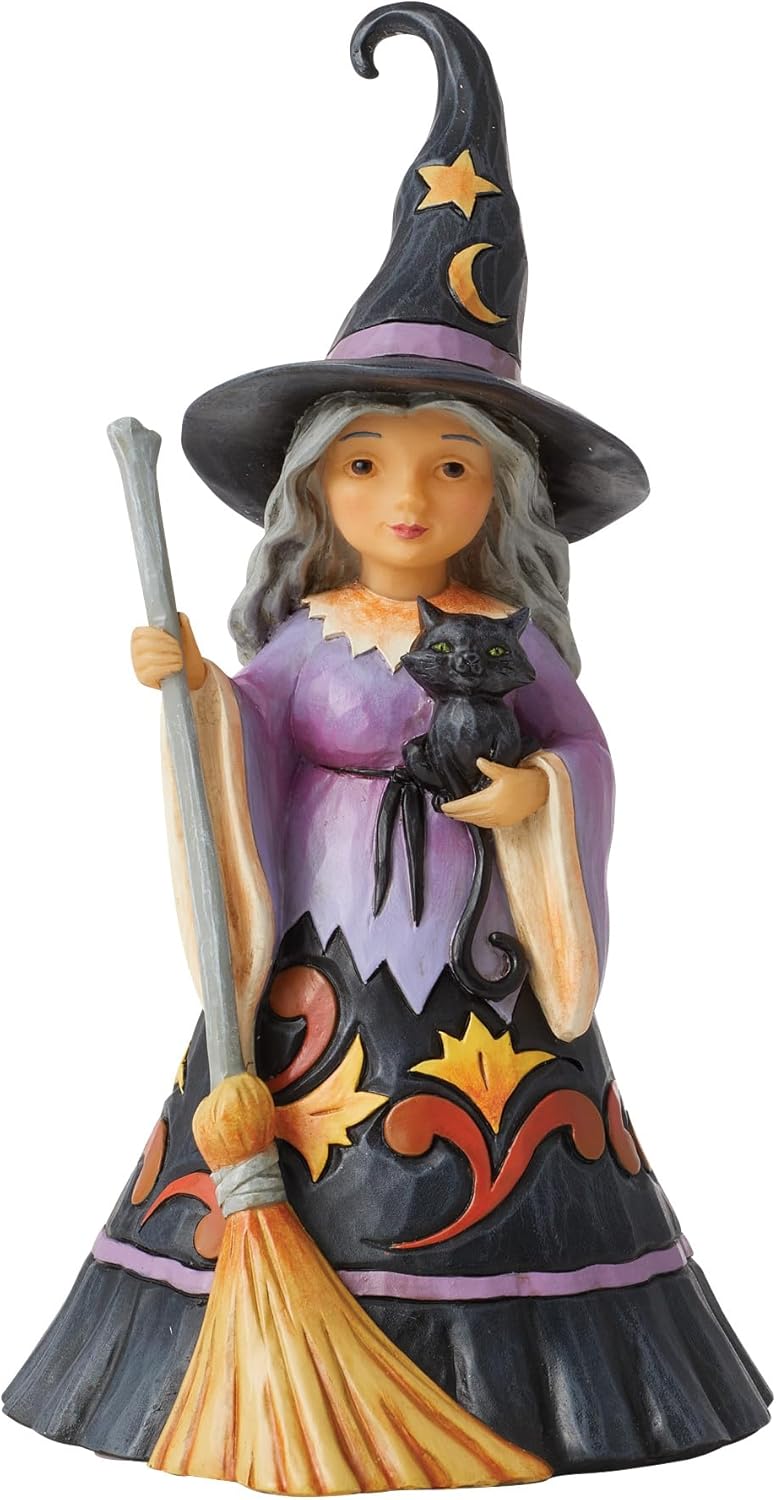 Enesco Jim Shore Heartwood Creek Cross with Easter Lilies and Dove Figurine, 7.83 Inch, Multicolor