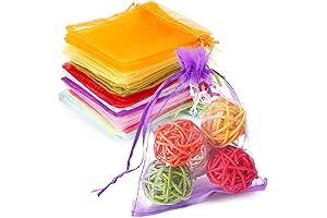 WenTao 5" x 7" Tulle Bags: Perfect for Wedding and Party Favors