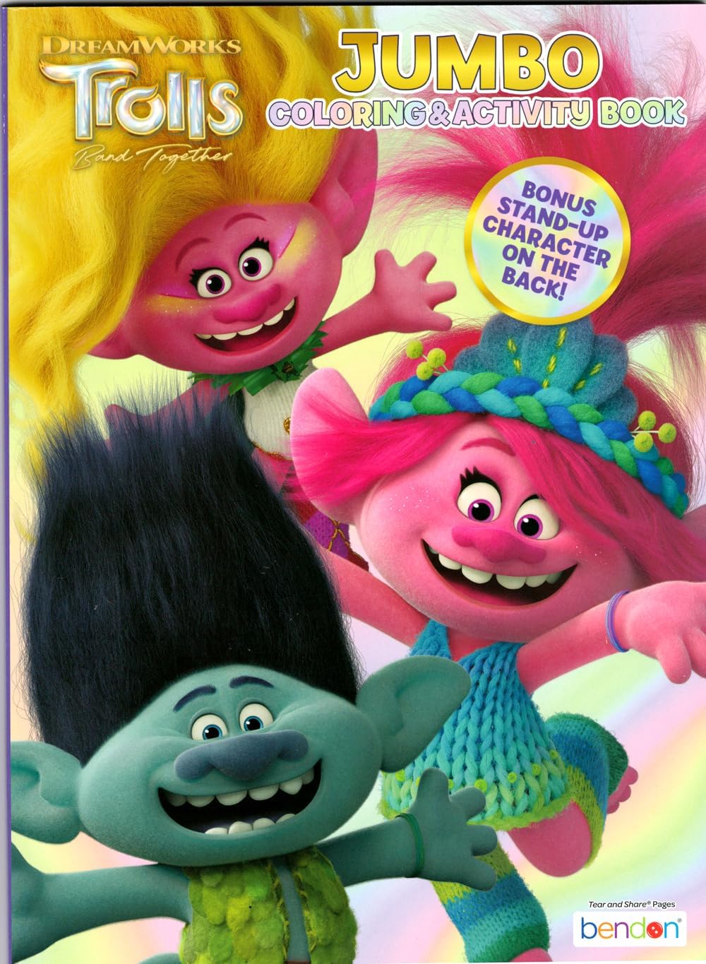 Trolls Coloring and Stickers Activity Book Bundle with Coloring Book, Trolls Activity Packs, Stickers, and More