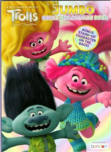 Miniatura 2 de Trolls - Libro de actividades para colorear y calcomanías con libro para colorear, paquetes de actividades de trolls, calcomanías y más