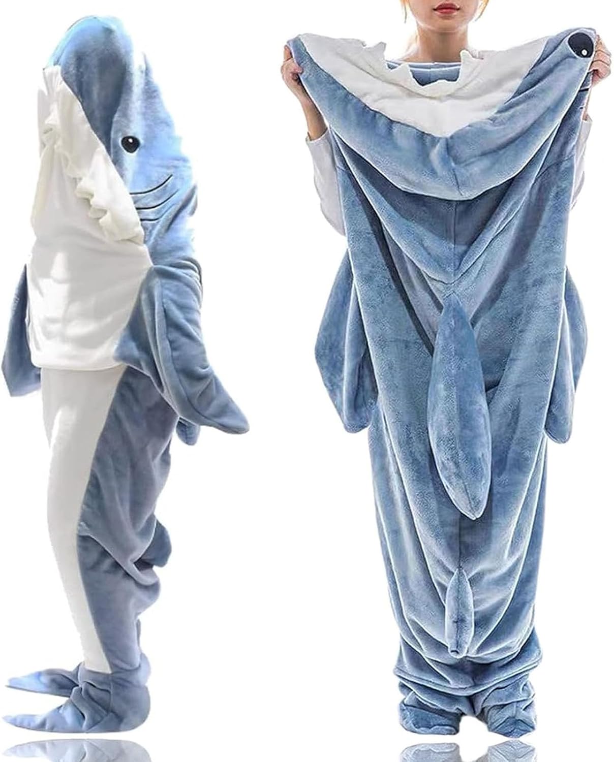 Outeat Sharks Blankets, Shark Onesie, Sharks Blankets Adult