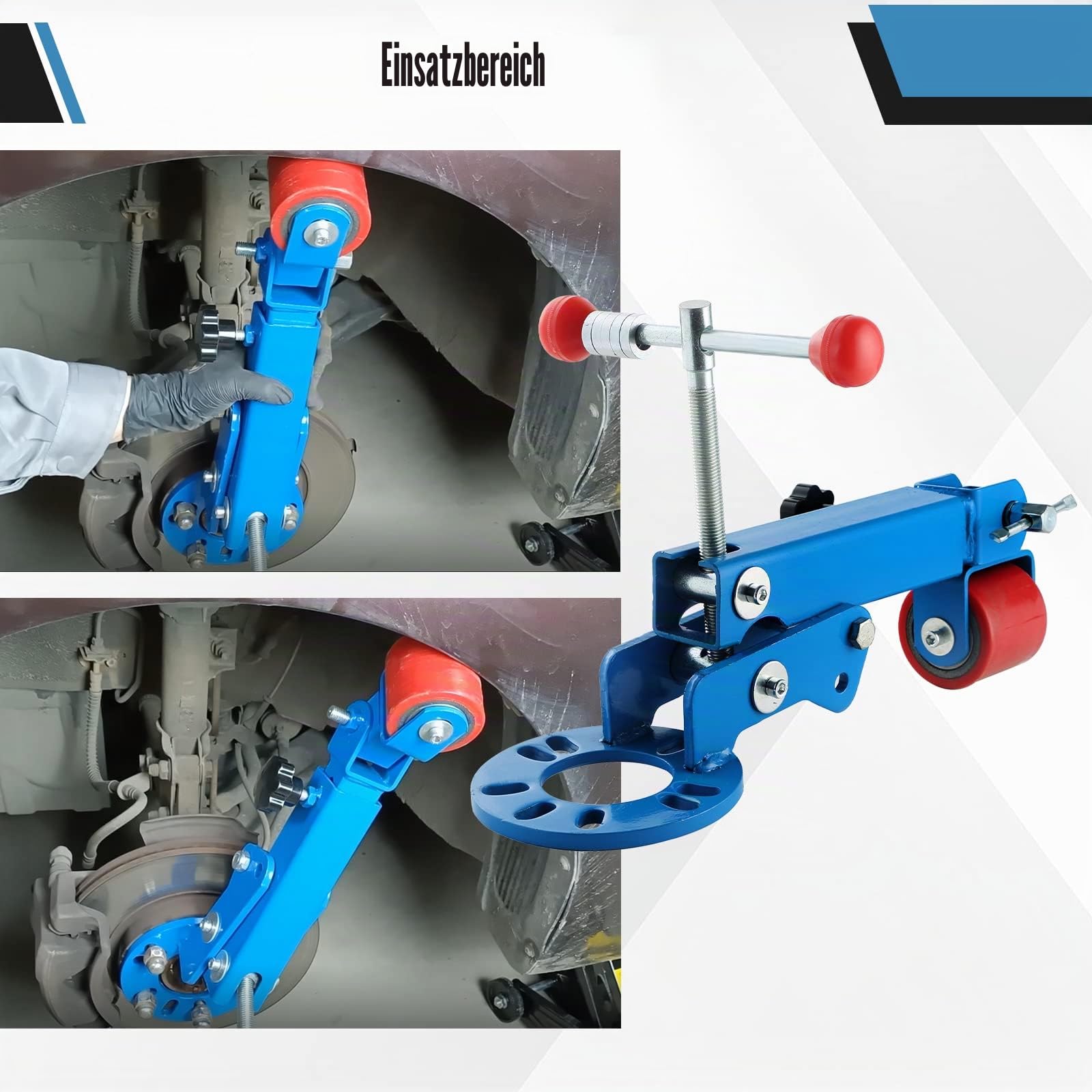 ATPEAM Bördelgerät Kotflügel, Bördelwerkzeug Fender Roller 38,5-51cm