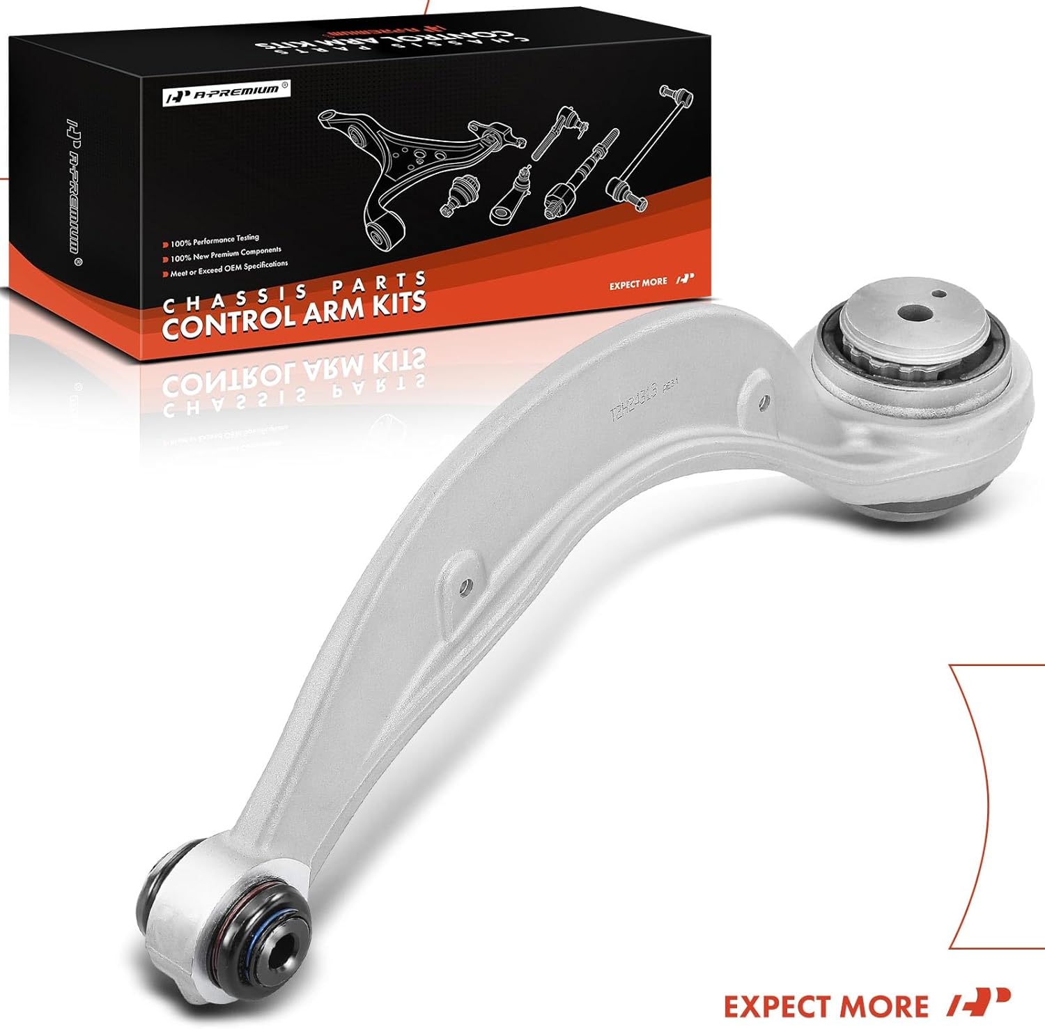 A-Premium Front Forward Lower Control Arm, with Bushing, Compatible with Jaguar XE 2017-2020, XF 2016-2021
