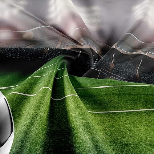 Miniatura 6 de Tapiz de decoración de fútbol, tapiz deportivo de fútbol para colgar en la pared para dormitorio de niños, tapiz pequeño, manta para póster de