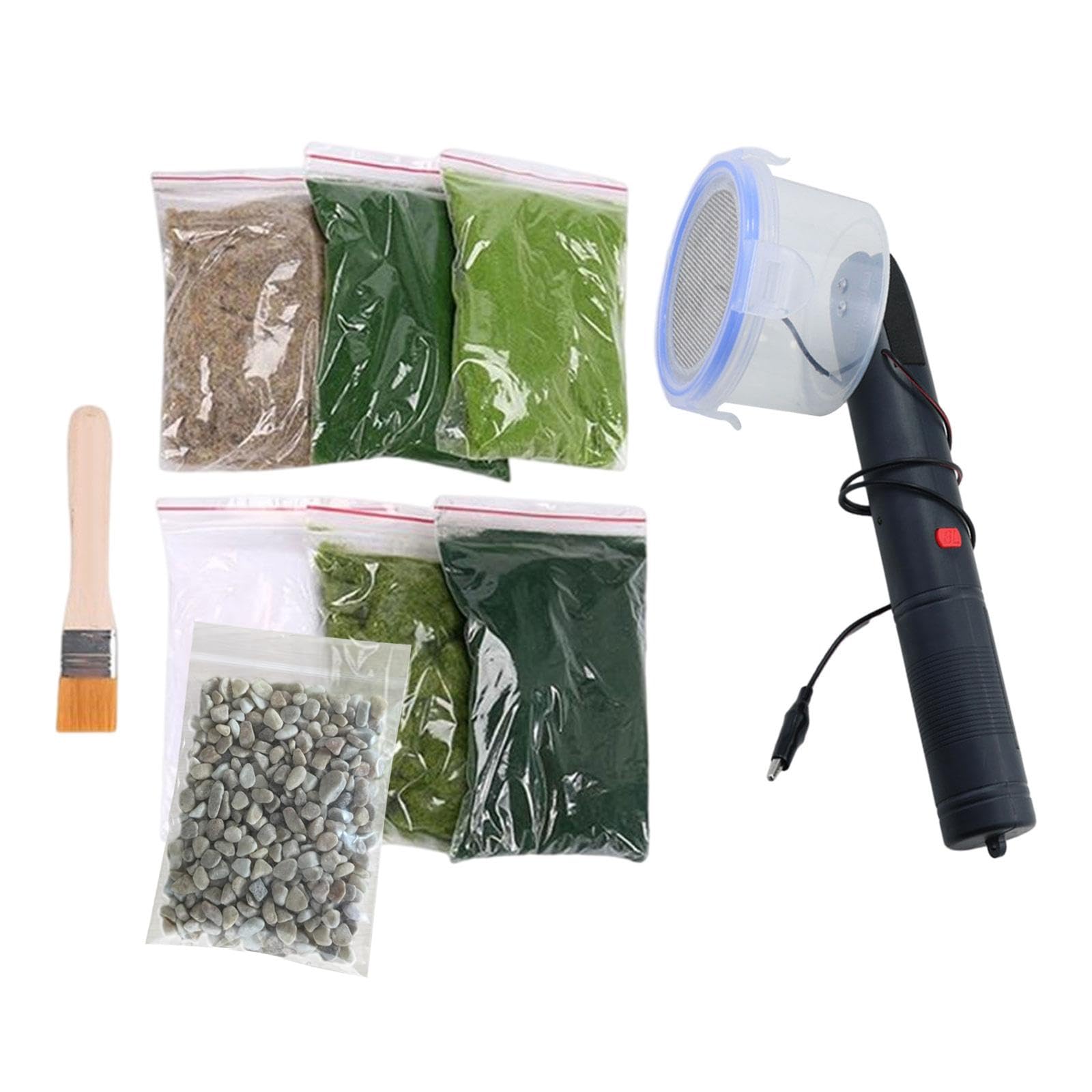 Máquina de césped estático, máquina de Flocado estático, Kits de Flocado para diseño