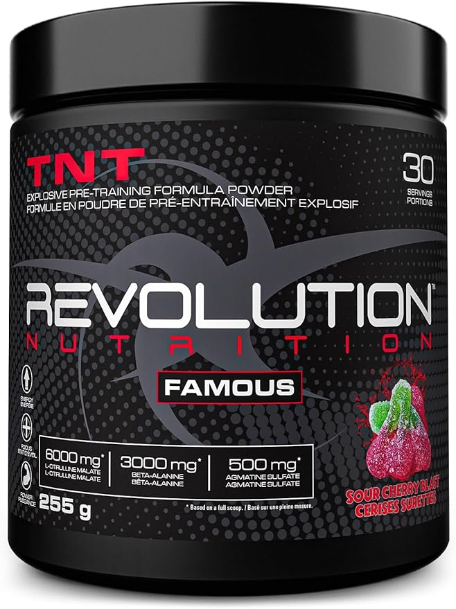Revolution Nutrition, TNT, PreWorkout Powder, Pumps & Strength