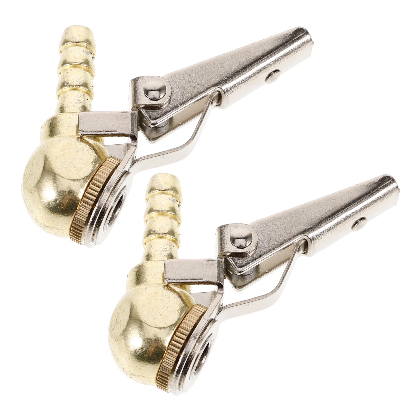 HAPINARY 2pcs Locking Tire Air Chuck Kit for Car Durable Inflator Accessory Portable Design Easy to Use for Automotive Tire Inflation Compatible Vehicles