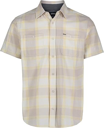 Buffalo David Bitton Men's Short Sleeve Solid Button Down