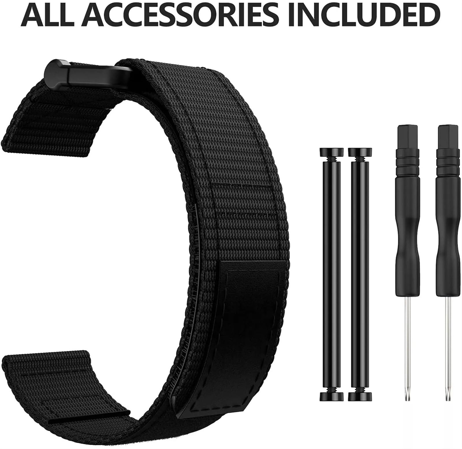 Cinturino in nylon Cinturino sportivo in nylon intrecciato con cinturino a sgancio rapido 26 22 mm