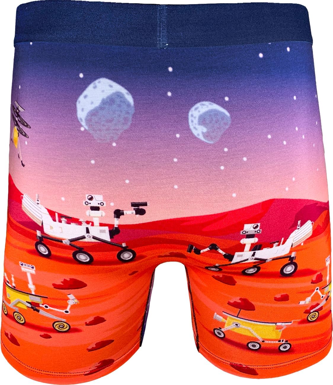Good Luck Undies Men's Science & Space Boxer Brief Underwear - Image 2