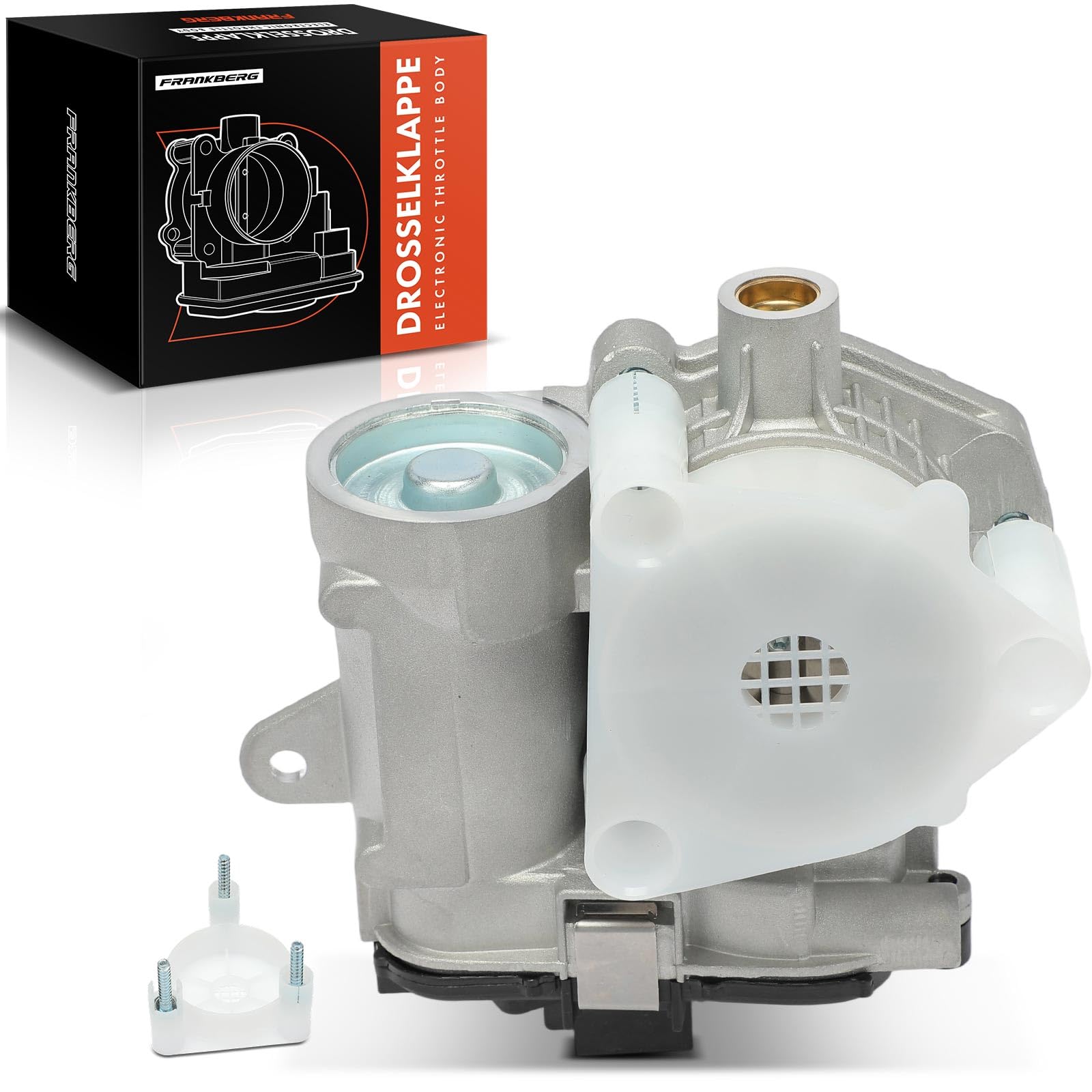 Frankberg Valvola dell'acceleratore Corpo dell'acceleratore Compatibile con 207 WA WC 1.4 16V 206 Compatto 2A/C 1.4 16V 307 3A/C 1.4 16V 206 SW 2E/K 1.4 16V 1007 KM 1.4 16V Replace# 9647925480,1635W2