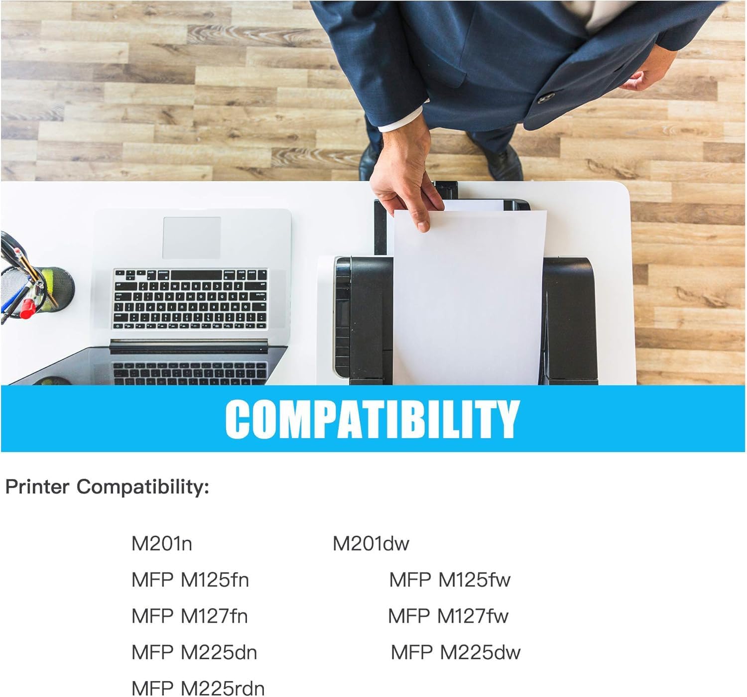 Compatible CF283X/CRG137 Toner Cartridge for HP CF283X and Canon 137 CRG137 C137 Toner for HP Laserjet pro MFP M225dn M225dw M127fw M127fn M201dw M201n M125nw M125a– Black [4 Pack]