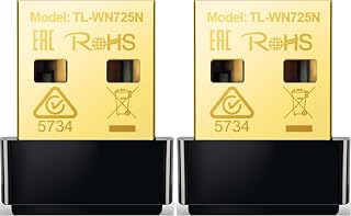 TP-Link TL-WN725N Adattatore USB Scheda di Rete, Wireless N 150Mbps, 2.4GHz, 1 Antenne...