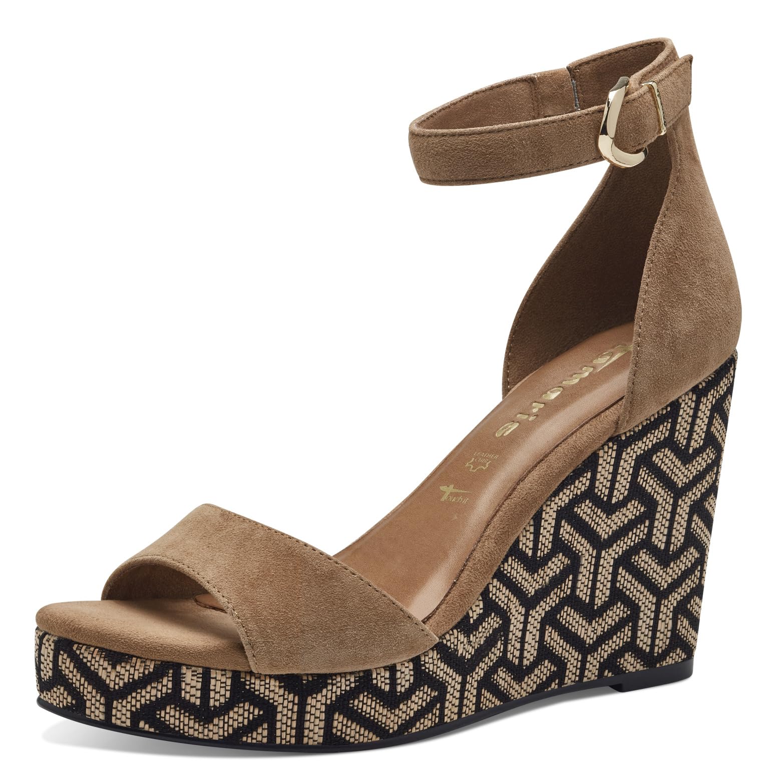 Tamaris Women's 1-28331-42 Wedge Sandals, Camel, 6.5 UK