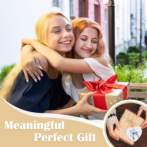 Miniatura 3 de Adorno de lazo azul coquette, adornos de corazón de lazo a rayas azules para decoraciones de fiesta de árbol de Navidad, adornos colgantes