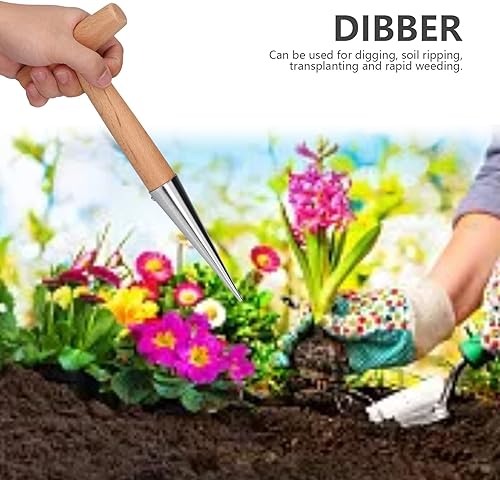 Miniatura 6 de Semilla Dibber, Bulbo Dibber, Sembradora portátil de bulbo de planta de mano, sembradora de bulbo de mano para tulipán, narciso, azafrán,