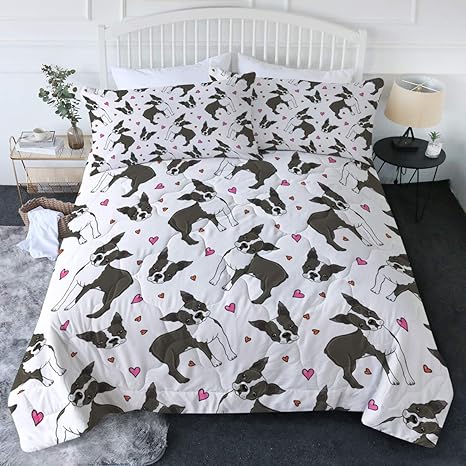 boston terrier comforter
