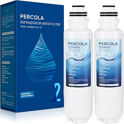 HX2019FR-A Water Filter Replacement, Compatible with Hisense HX2019FR-A, HX2019F-A, HRM260N6TSE, HRFD560SW, HRCD585BW, HRFD634BW, HRCD650BW, HRCD586TBWB and Mora MRM260N6TSE (2 Pack)