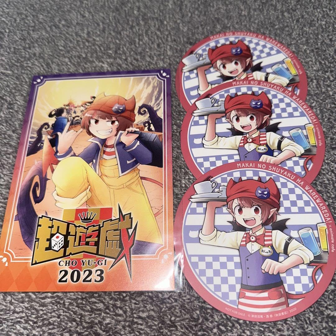 シャオロン 魔主役 コラボカフェ コースター