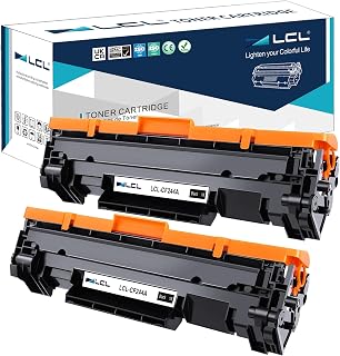 LCL 44A CF244A Compatible Toner Cartridge (2 Black) Replacement for HP LaserJet Pro M16a M16w M15w M15a MFP M28a MFP M28w MFP M30w