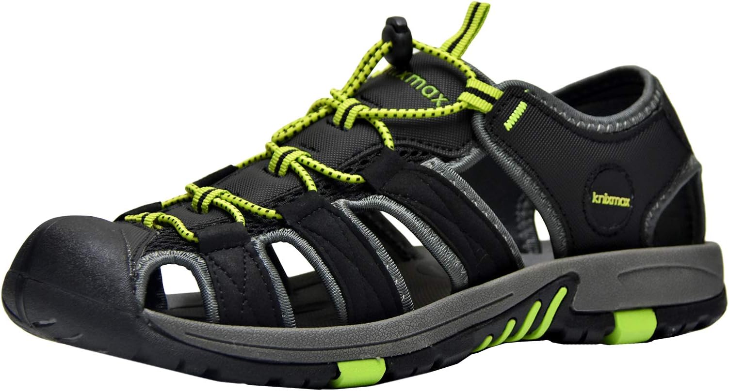 Knixmax Men Sandals Beach Black 8 UK
